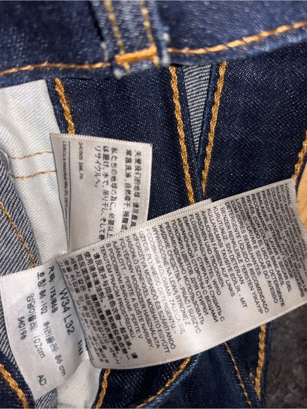 Levi's Men's Straight Jeans - Blue and Black Denim Bundle various sizes